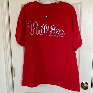 💙 Majestic Men’s Phillies T-shirt #41 Santana (size XL)